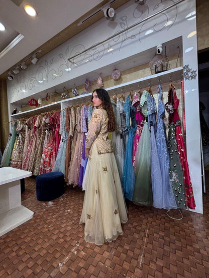 Golden Kurti and sarara