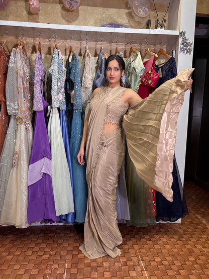 Gold Ready-to-Wear Saree