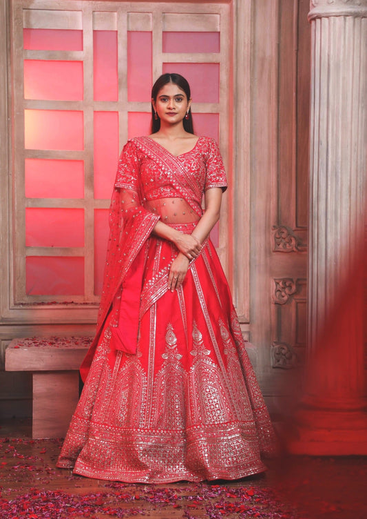 bridal dress designers in mumbai Beautiful Melissa- looking radiant on her special day