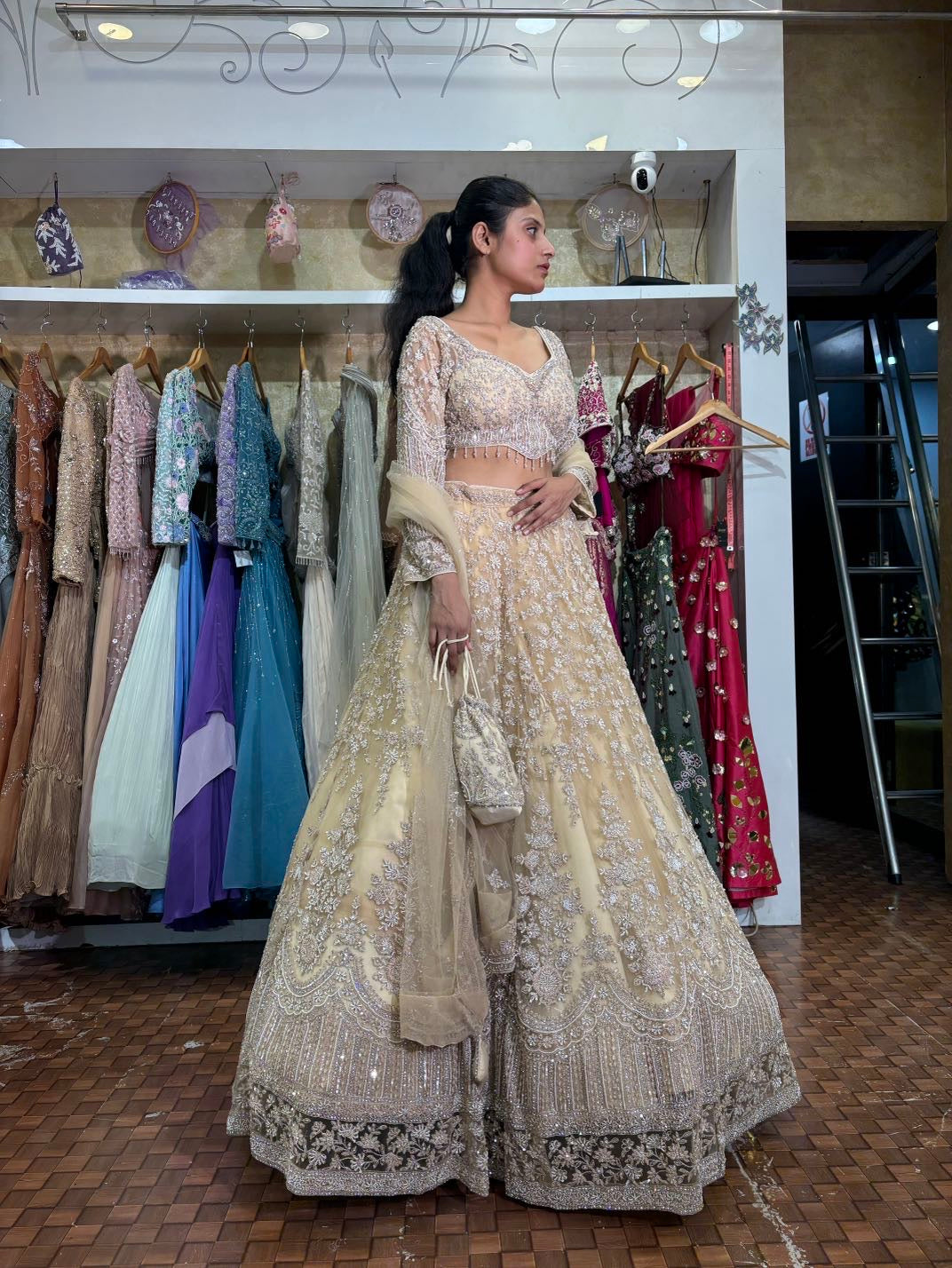 Bez handwork Lehenga