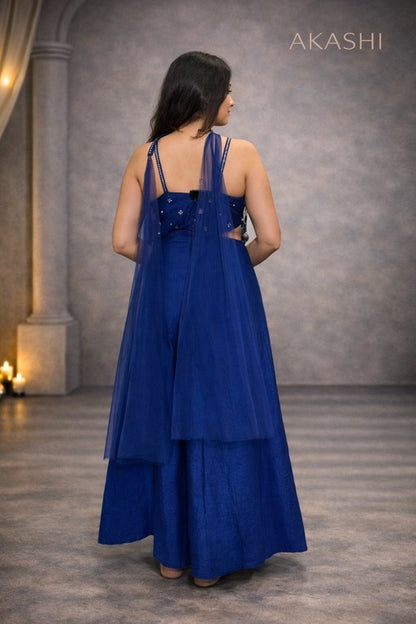 Electric Blue Jumpsuit